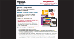 Desktop Screenshot of hbrsubscribe.org